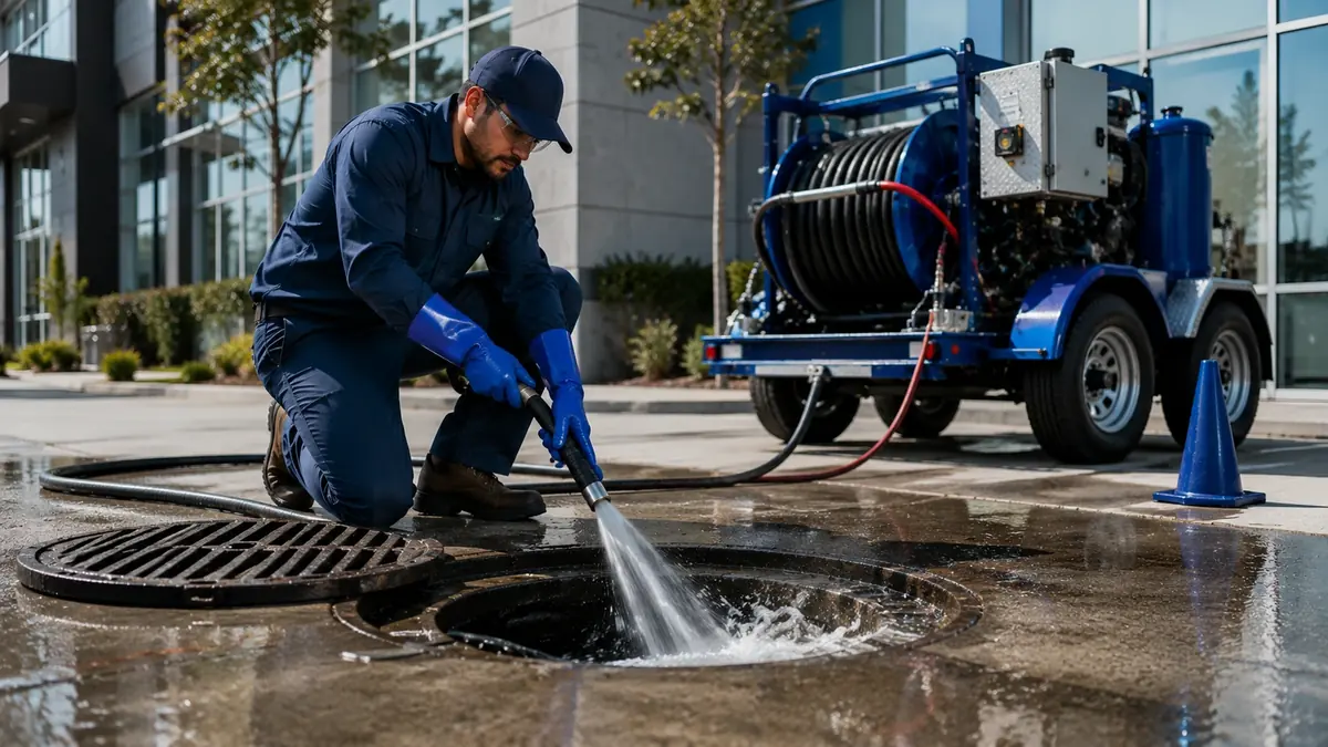 Commercial Hydro Jet Drain Cleaning in Pinole