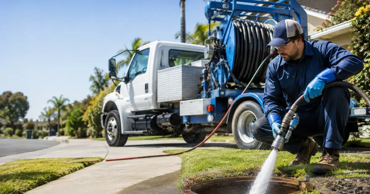 Hydro jet sewer cleaning Pinole