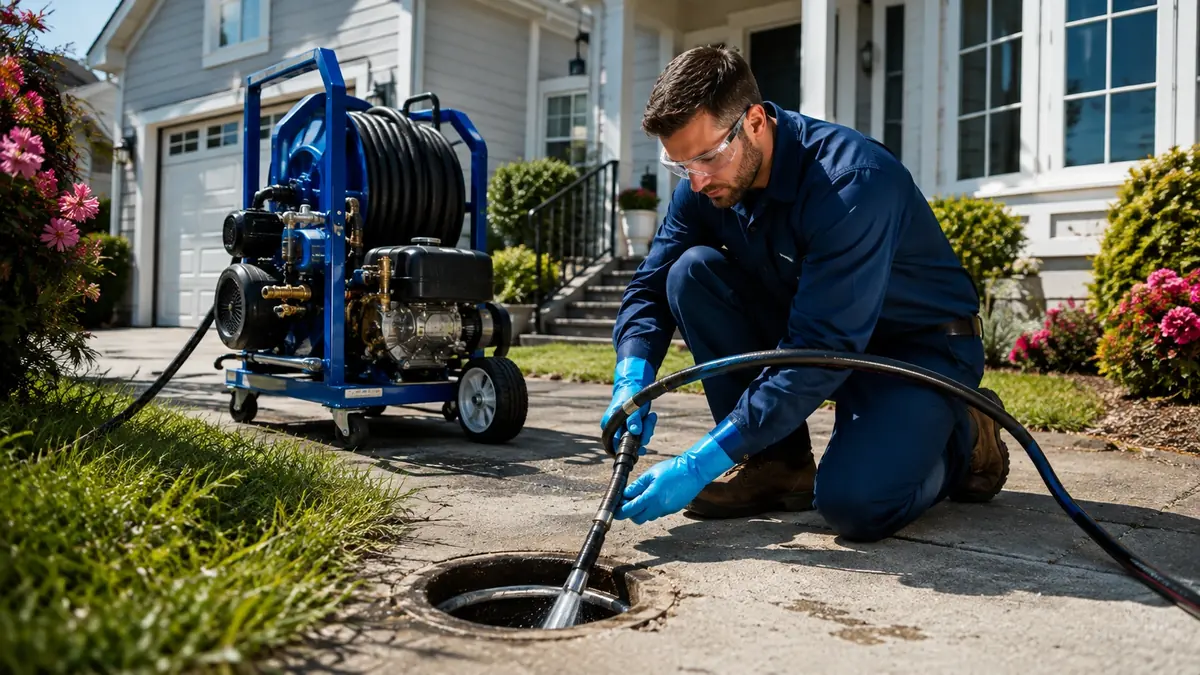 Residential Hydro Jet Drain Cleaning in Pinole